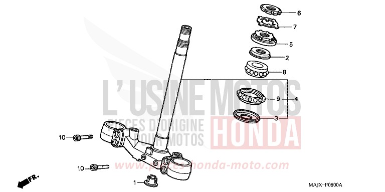 LENKSCHAFT von Pan-European ABS CANDY GRACEFUL RED-U (R151) von 2000